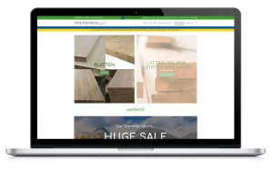 Professionelle E-Commerce online Shops für Holzwaren erstellen lassen - Holz-Handel Sternenfels